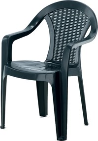 Garden Line ZÁHRADNÁ STOLIČKA 56 x 42 x 78 CM ZELENÁ