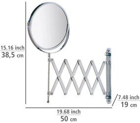 Wenko Zväčšovacie nástenné zrkadlo, 17 cm