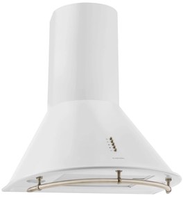 Klarstein Lumio Neo, digestor, 60 cm, komínový, 610 m³/h, retro dizajn, nehrdzavejúca oceľ, biely