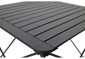 Skladací kempingový stôl 70x70cm antracit