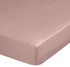 MAKOSATÉNOVÉ PRESTIERADLO DINA 210X220 CM PÚDROVO RUŽOVÉ