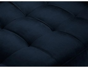 Modrá zamatová pohovka Milo Casa Santo, 174 cm