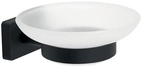 Mydelnička Novaservis Ferro Greta čierna matná AGR02BL, 1 ks