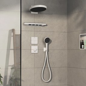 Hansgrohe ShowerSelect Comfort Q, ventil pod omietku pre 3 spotrebiče, biela matná, HAN-15587700