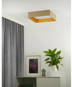 Brilagi - LED stropné svietidlo VELVET SQUARE LED/24W/230V béžová