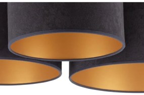 Duolla - Stropné svietidlo ROLLER TRIO 3xE27/60W/230V antracit