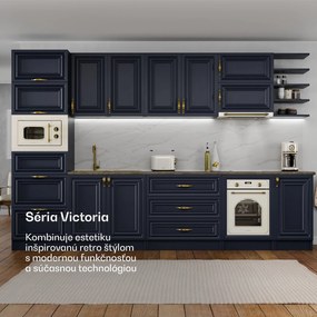 Klarstein Victoria vstavaná rúra 45 cm 49 l krémová