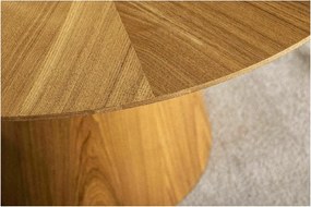 Okrúhly jedálenský stôl ANGEL 120x120 cm, dekor dub