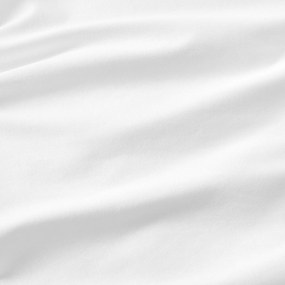 Goldea nepriepustná jersey plachta do detskej postieľky - biela 60 x 120 cm