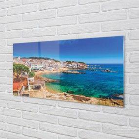 Nástenný panel  Španielsko coast beach city 120x60 cm