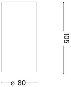 Ideal Lux - LED Bodové svietidlo NITRO LED/10W/230V pr. 8 cm CRI 90 biela