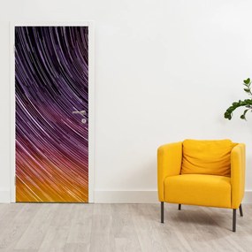 Fototapeta na dvere - Rozmazané hviezdy na oblohe (95x205cm)