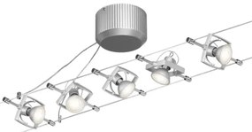 Paulmann 94133 - SADA 5xGU5,3/10W Bodové svietidlo MAC 230V chróm