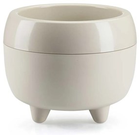 PLASTOVÝ KVETINÁČ BOTANICA 23X18 CM BÉŽOVÁ