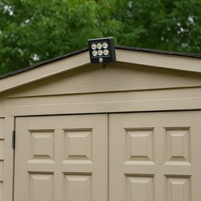 Exteriérové solárne LED svietidlo Depo, 1x LED 1,05w, čierna