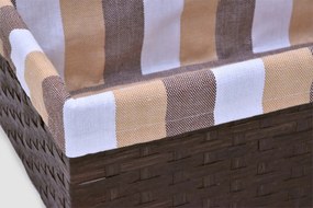 Úložný box hnedý Rozmery (cm): 30x20, v. 12