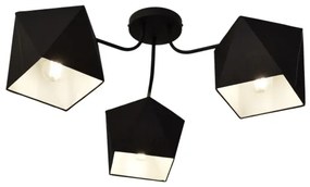 Luster ADAMANT 3xE27/15W/230V čierna
