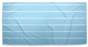 Sablio Uterák Biele linky na modrej - 50x100 cm