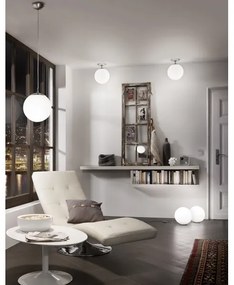 EGLO 85262 - Luster na lanku RONDO 1xE27/60W/230V pr. 25 cm biela