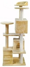 Škrabadlo pre mačky 120 cm Malatec - béžové