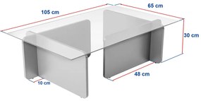 Konferenčný stolík Flavio Honey Oak