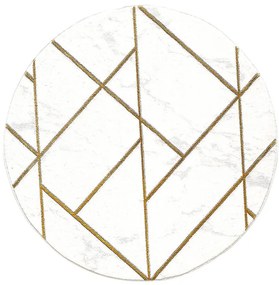 Koberec Diamond 1,6/1,6 A0052 biela/ zlatá