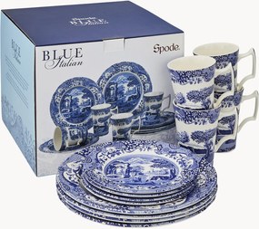 Súprava riadu Blue Italian,12 ks