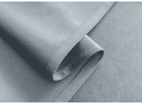 Šedo-modrý zatemňovací závěs VELVET 140x250 cm Zavesenie: Riasiaca páska