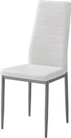 Jedálenský set 4x stolička + stôl Catini Austin - Biela