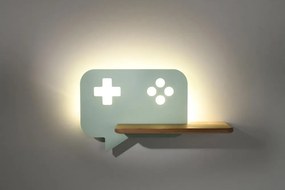 Candellux CONSOLE Nástenné svietidlo 5W LED IQ KIDS Mint 21-75680