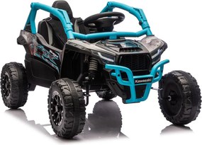 LEAN CARS Elektrické autíčko na batérie Kawasaki JS330 24V5Ah čierno-modré