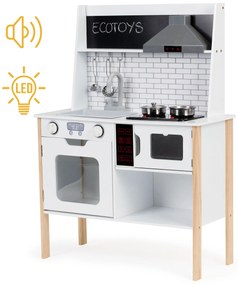Drevená kuchynka pre deti + zvuky svetiel