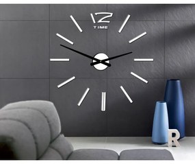 Veľké nástenné hodiny do obývačky | 3D hodiny 12P003