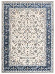 Koberec NAIN Ramka ornament 7179/51913 béž / granát