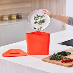 Krémovobiely kôš na triedený odpad Joseph Joseph Totem Compact, 40 l