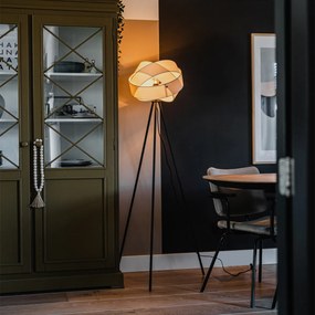 Moderná stojaca lampa biela - Cloth