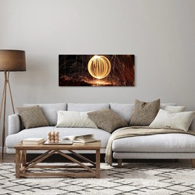 Obraz svetelnej gule (120x50 cm)