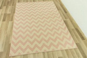 Koberec LUNA 503574/85822 Cik cak ružový