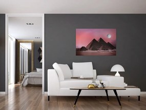 Obraz - Pyramídy Giza, Egypt (90x60 cm)