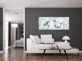 Obraz - Morské panny (120x50 cm)