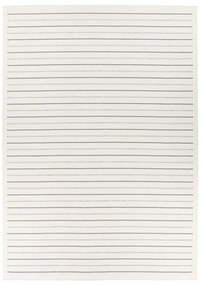 Biely vzorovaný obojstranný koberec Narma Vao, 140 × 200 cm