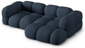 Tmavomodrá rohová pohovka (pravý roh/s leňoškou) Loretto – Cosmopolitan Design