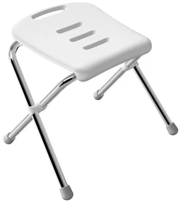 Spirella Skladacie sedátko do sprchy SITZ, biela, 47 cm