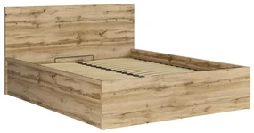 Manželská posteľ 160 cm BRW Tetrix 11 (dub wotan) (s roštom) (s úl. priestorom). Akcia -35%. Vlastná spoľahlivá doprava až k Vám domov. 1098493
