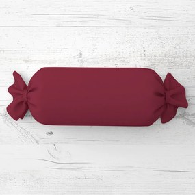 Biante Vankúš valec bonbon Rongo RG-044 Tmavé bordó 15x40 cm