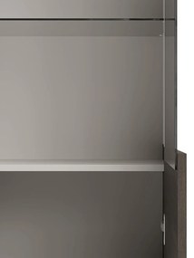 Vitrína Random 60 cm ořech/kašmír