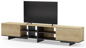 TV stolík v dekore duba v prírodnej farbe 230x44 cm Cequoia – Marckeric