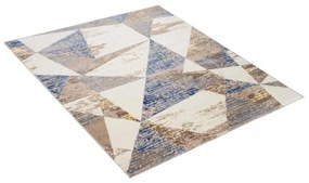 Kusový koberec Sean béžovomodrý 140x200cm