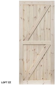 Dvere posuvné na mieru Loft ZZ