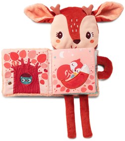 Lilliputiens - textilná knižka so svietiacim obrázkom - jelenček Stella
